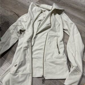 lululemon athletica Cream Sweatshirt Hoodie